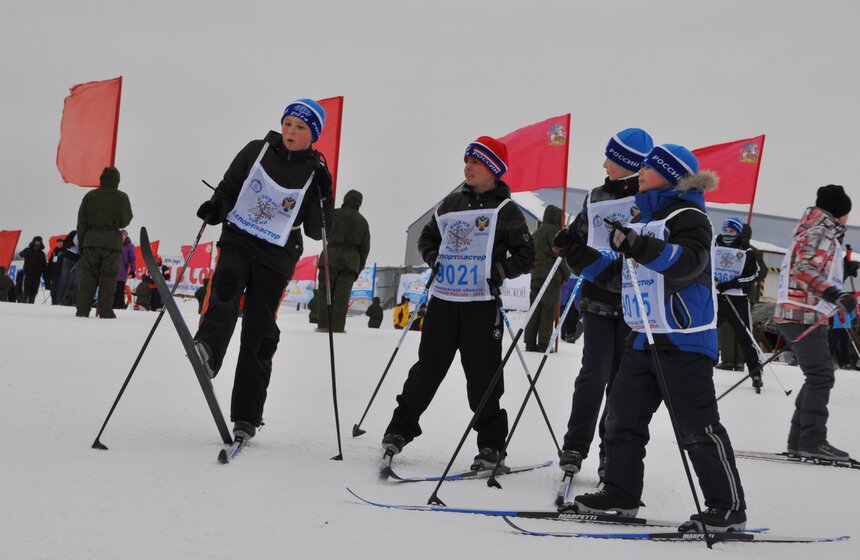 В Подмосковье завершилась "Лыжня России" 7 фото