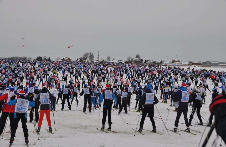 В Подмосковье завершилась "Лыжня России" 12 фото