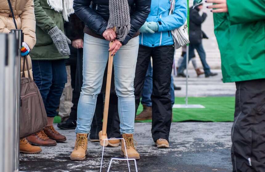 В парке Горького прошла акция "Тепло нашей поддержки" 3 фото