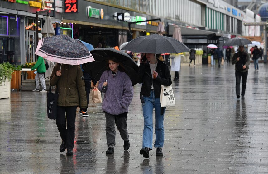 Москву накрыл рекордный ливень 10 фото