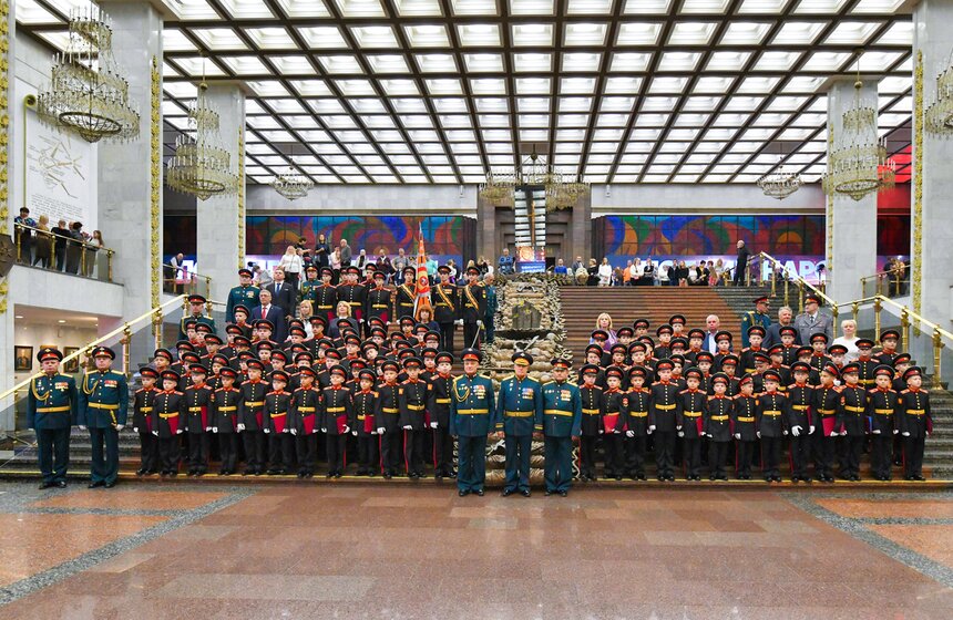 В Музее Победы прошло посвящение в суворовцы 4 фото