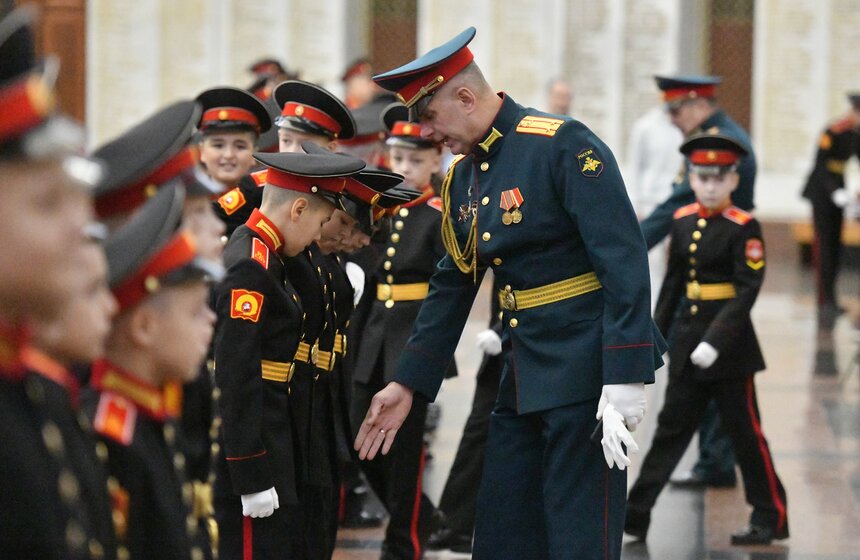 В Музее Победы прошло посвящение в суворовцы 7 фото