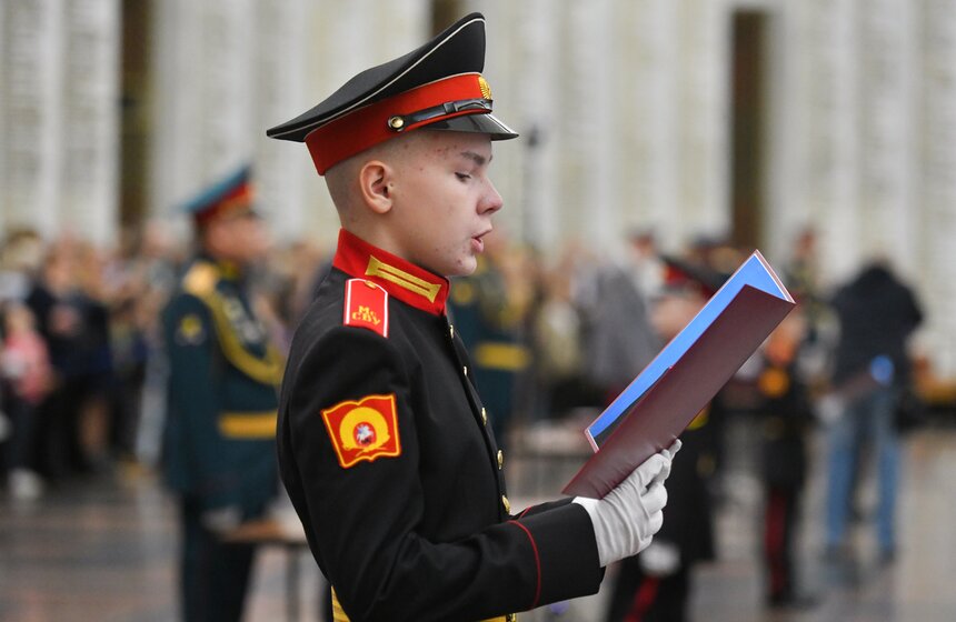 В Музее Победы прошло посвящение в суворовцы 17 фото