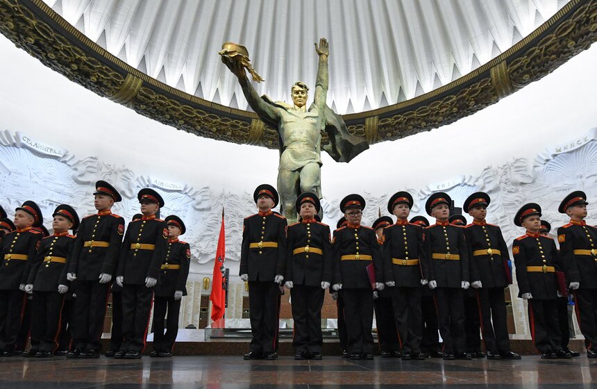 В Музее Победы прошло посвящение в суворовцы 19 фото