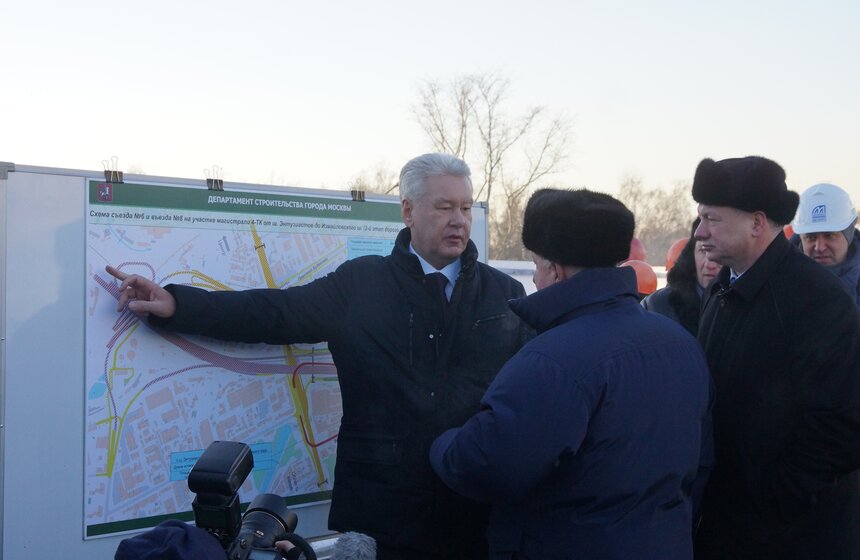 По двум новым эстакадам на шоссе Энтузиастов запустили движение 9 фото