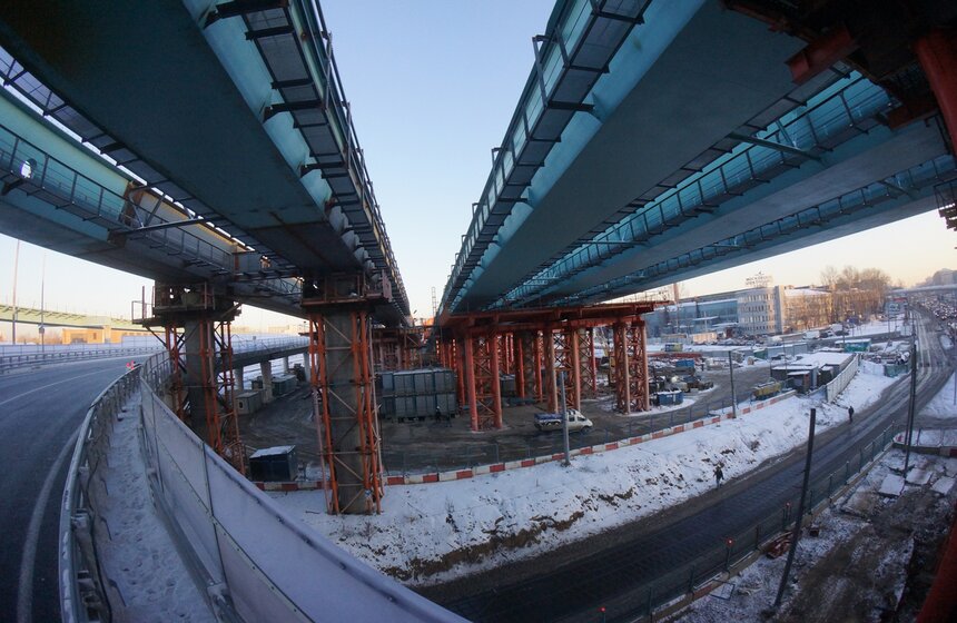 По двум новым эстакадам на шоссе Энтузиастов запустили движение 2 фото