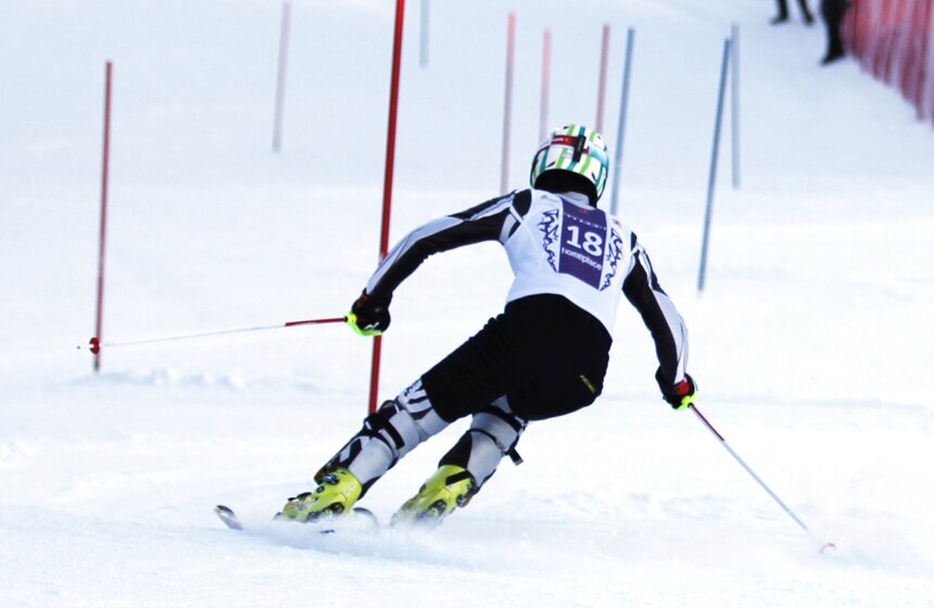 На Воробьевых горах прошел Чемпионат Москвы по слалому 7 фото