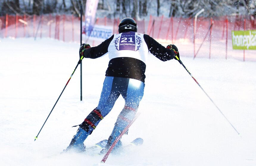 На Воробьевых горах прошел Чемпионат Москвы по слалому 11 фото
