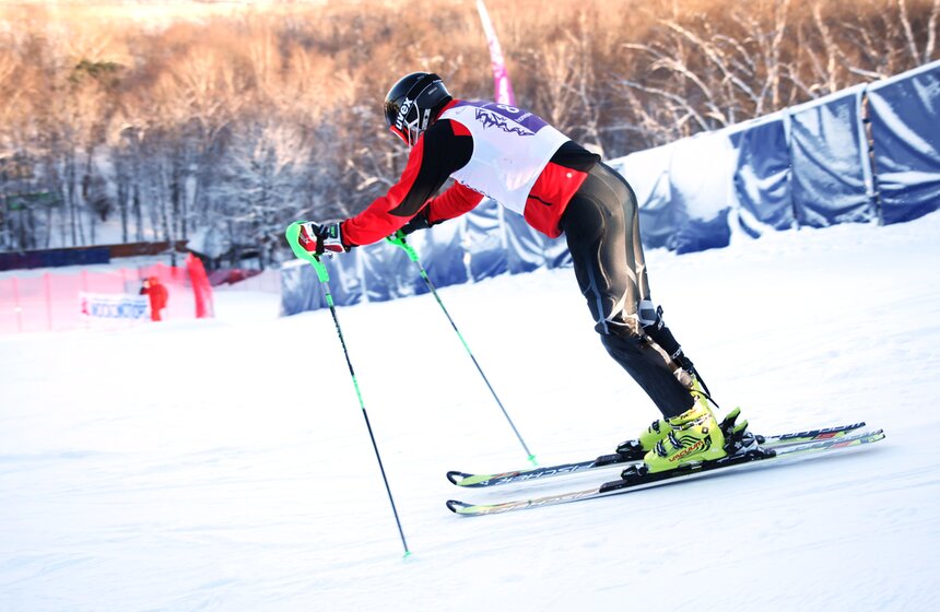 На Воробьевых горах прошел Чемпионат Москвы по слалому 12 фото