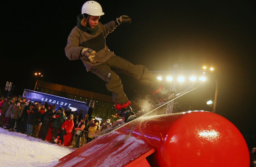 На ВВЦ состоялся турнир по сноуборду Helipark 15 фото
