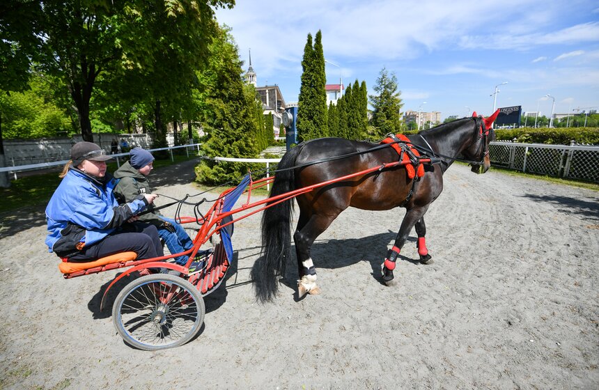 Центральный Московский ипподром провел акцию "День без турникетов" 18 фото