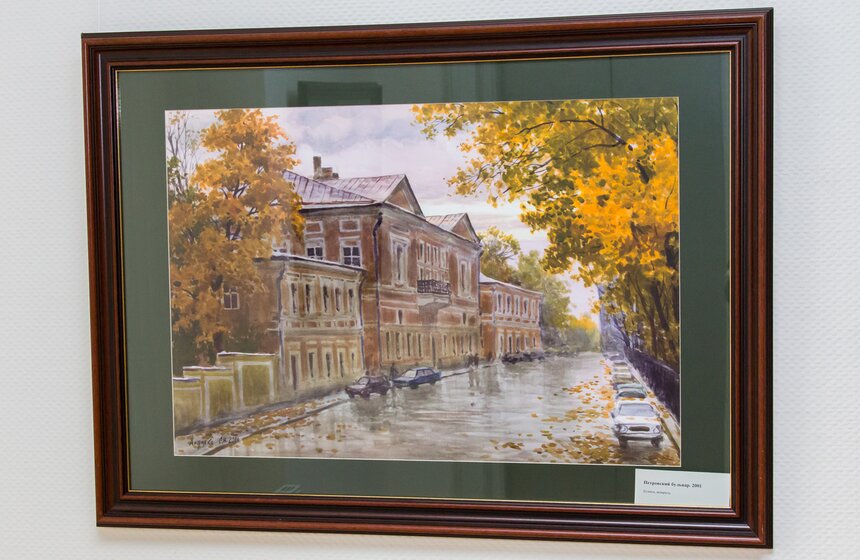 В Мосгордуме открылась выставка акварелей Сергея Андрияки 14 фото