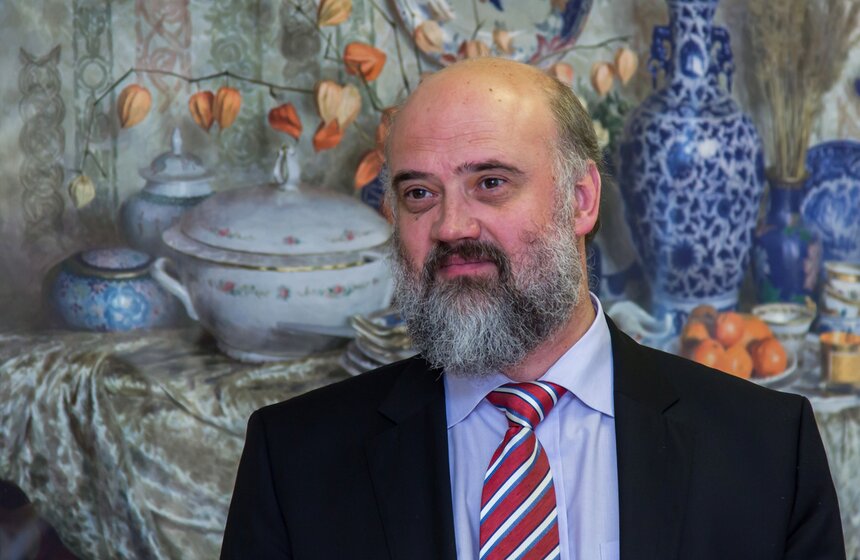 В Мосгордуме открылась выставка акварелей Сергея Андрияки 5 фото