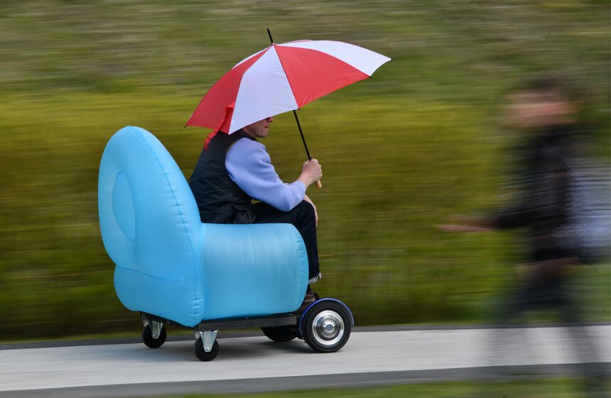 В Москве прошел парад электротранспорта будущего 12 фото