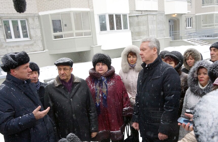 Сергей Собянин посетил новостройки в Медведкове 7 фото