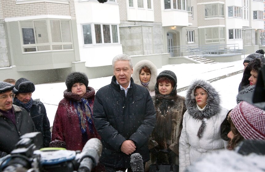 Сергей Собянин посетил новостройки в Медведкове 5 фото