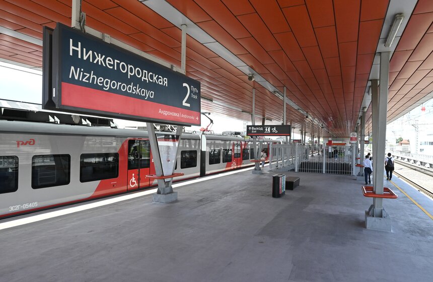 Десятиполосная эстакада в районе станции МЦК "Нижегородская" готова на 65% 11 фото