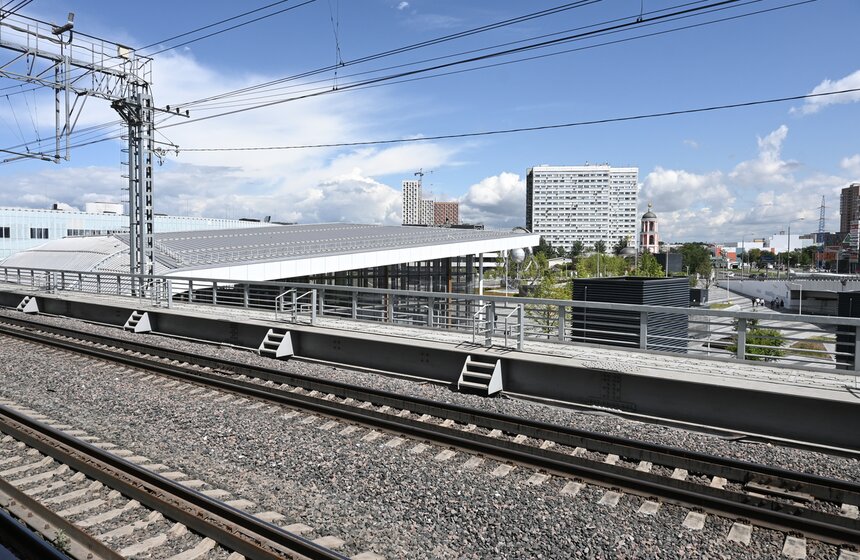 Десятиполосная эстакада в районе станции МЦК "Нижегородская" готова на 65% 10 фото