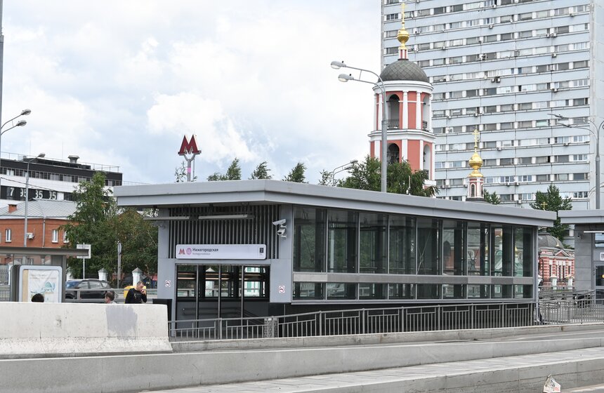 Десятиполосная эстакада в районе станции МЦК "Нижегородская" готова на 65% 6 фото