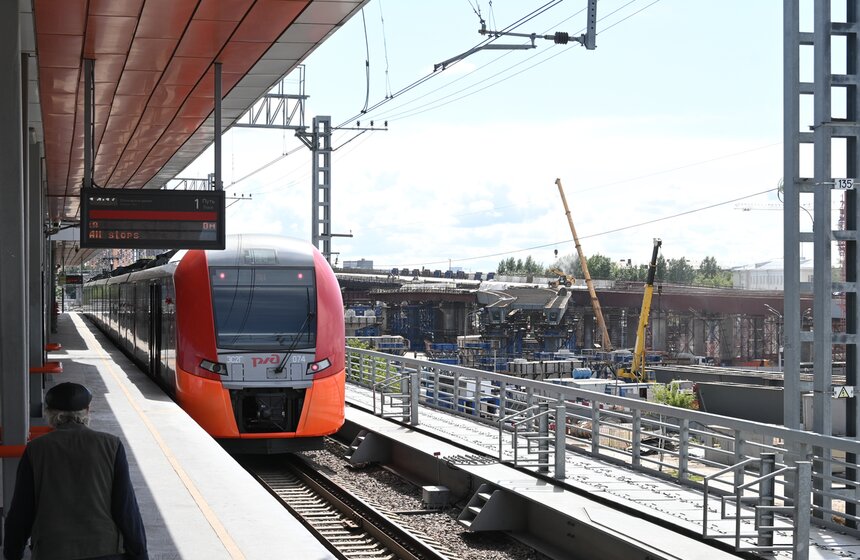 Десятиполосная эстакада в районе станции МЦК "Нижегородская" готова на 65% 12 фото