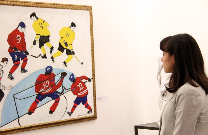 В столице открылась выставка "Искусство - природа - спорт" 10 фото