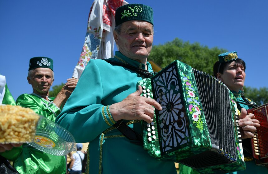 В Москве прошел "Сабантуй-2022" 12 фото
