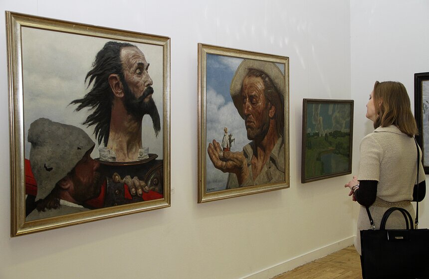 Художественная выставка "Россия XII" открывается в Москве 5 фото