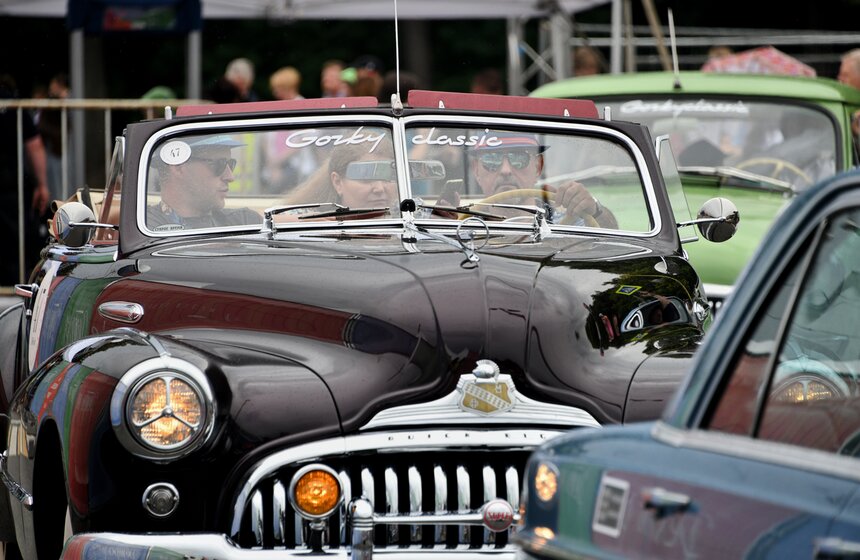 Фестиваль "Ретрорейс" прошел в Москве 18 фото