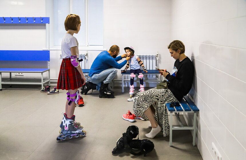 На ВДНХ работает зона отдыха для спортсменов 9 фото