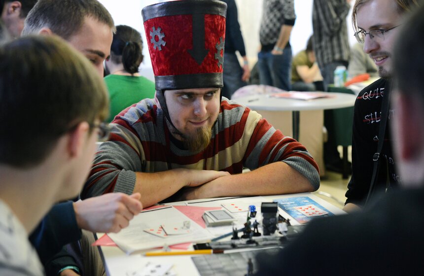 Зимний фестиваль настольных игр "Игрокон-2014" открылся в Москве 12 фото