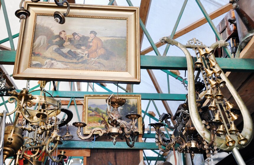 Блошиный рынок на станции Новоподрезково 3 фото