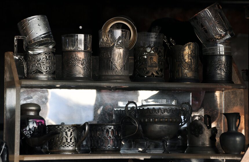 Блошиный рынок на станции Новоподрезково 14 фото