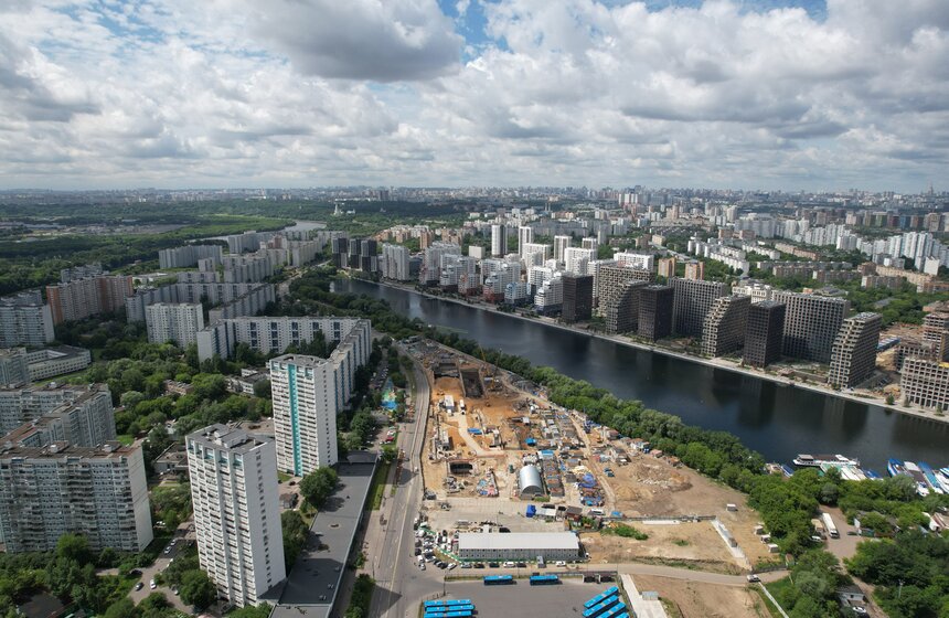 Собянин осмотрел ход строительства станции БКЛ "Нагатинский затон" 1 фото