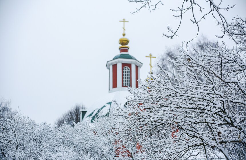 В Москве прошел первый в сезоне снегопад 17 фото