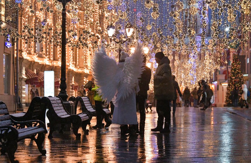 В Москве прошел первый в сезоне снегопад 28 фото