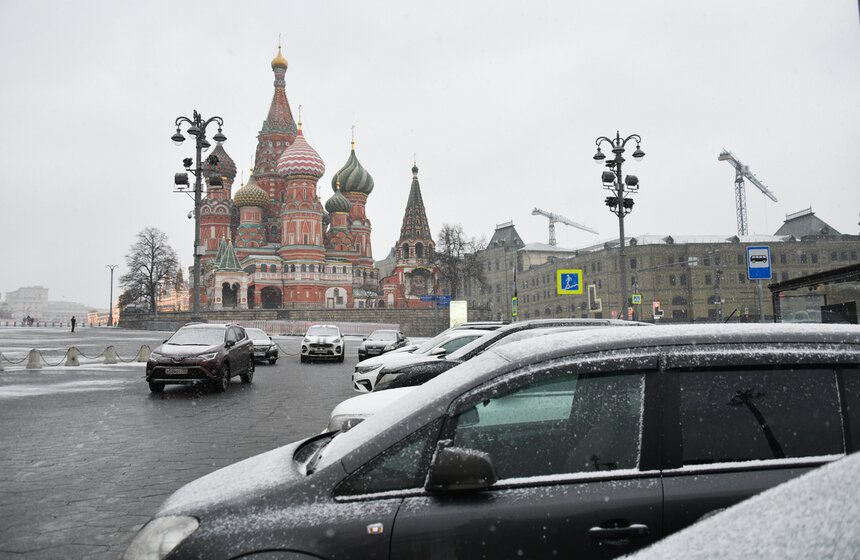 В Москве прошел первый в сезоне снегопад 9 фото