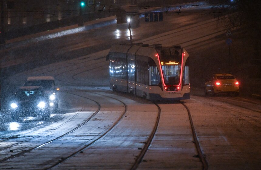 В Москве прошел первый в сезоне снегопад 40 фото