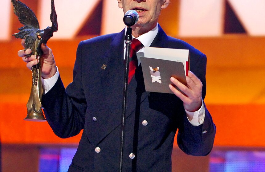 Глава Российской академии киноискусств Алексей Баталов во время XX церемонии вручения кинематографической премии "Ника", которая прошла в Центральном академическом театре Российской армии.