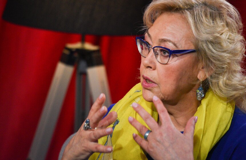 Наталья Хорохорина на съемках программы "Золотая рыбка" 5 фото