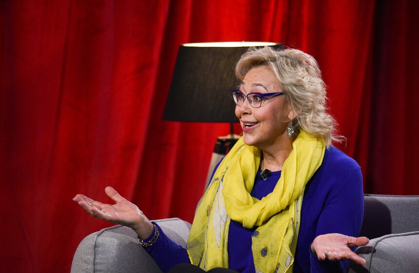 Наталья Хорохорина на съемках программы "Золотая рыбка" 7 фото