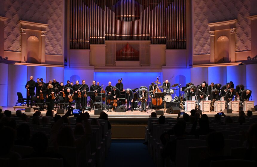 Юрий Башмет и Игорь Бутман представили программу "Классика встречает джаз" 22 фото