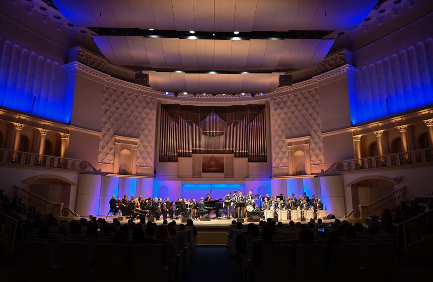 Юрий Башмет и Игорь Бутман представили программу "Классика встречает джаз" 17 фото