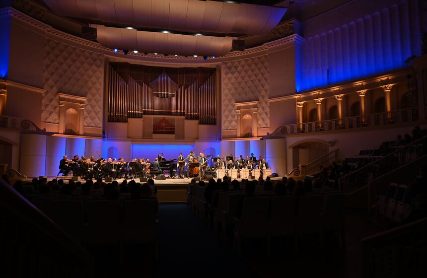 Юрий Башмет и Игорь Бутман представили программу "Классика встречает джаз" 19 фото