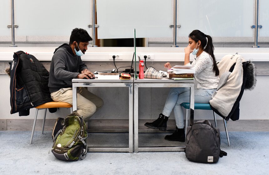 Студенты РУДН вернулись к очному обучению 10 фото