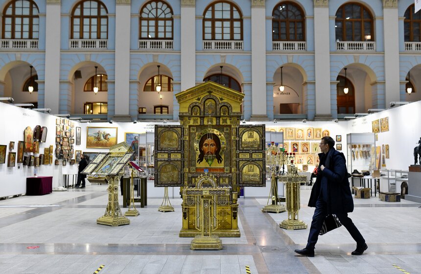 Всероссийская выставка-ярмарка народных мастеров открылась в Гостином дворе 8 фото