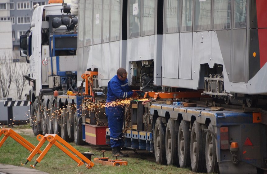 В депо "Краснопресненское" презентовали трамвай нового поколения 3 фото