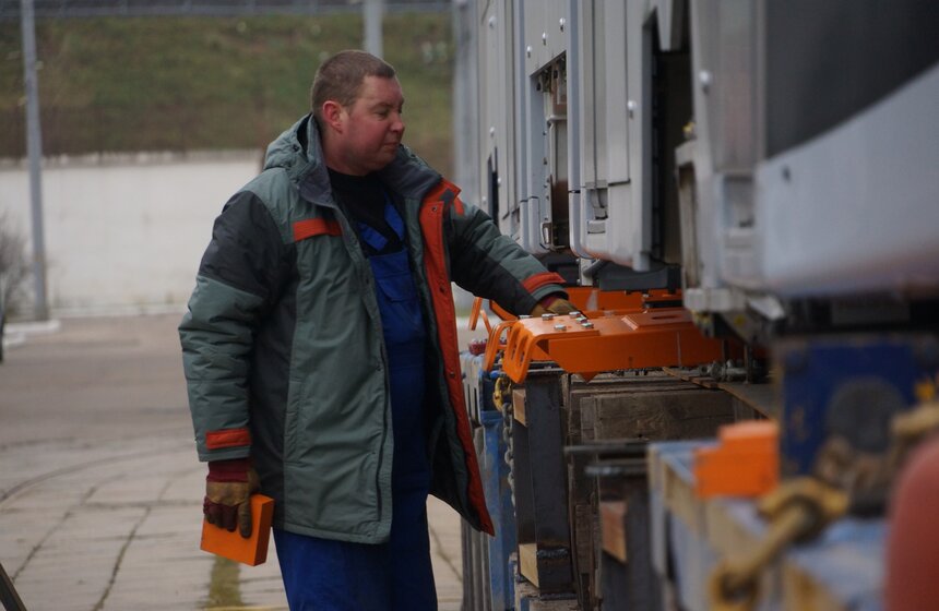 В депо "Краснопресненское" презентовали трамвай нового поколения 7 фото