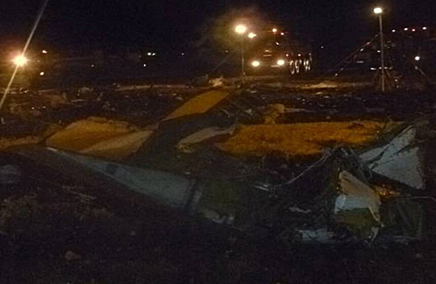 В аэропорту Казани разбился пассажирский самолет из Москвы 14 фото