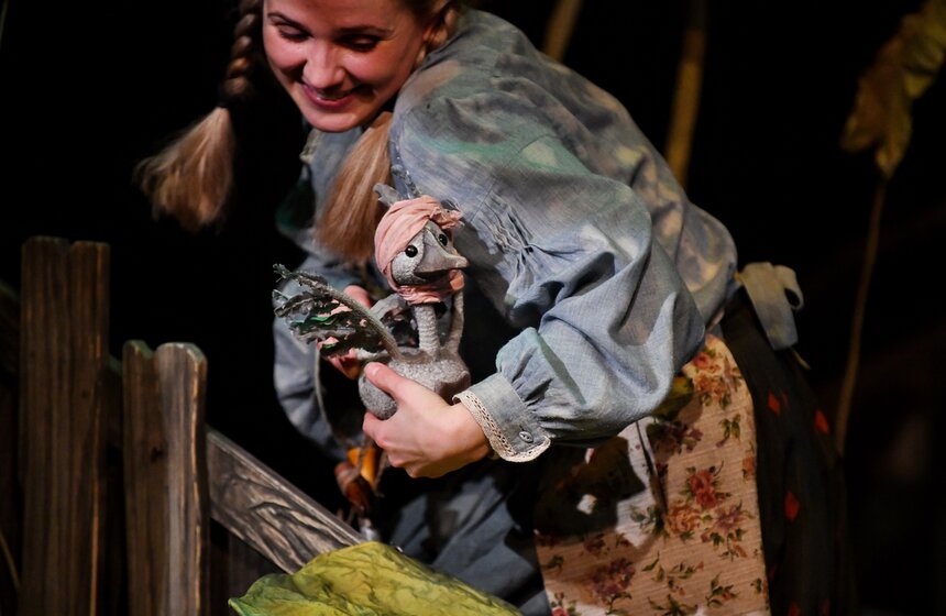 В Театре кукол Сергея Образцова показали спектакль "Гадкий утенок" 13 фото