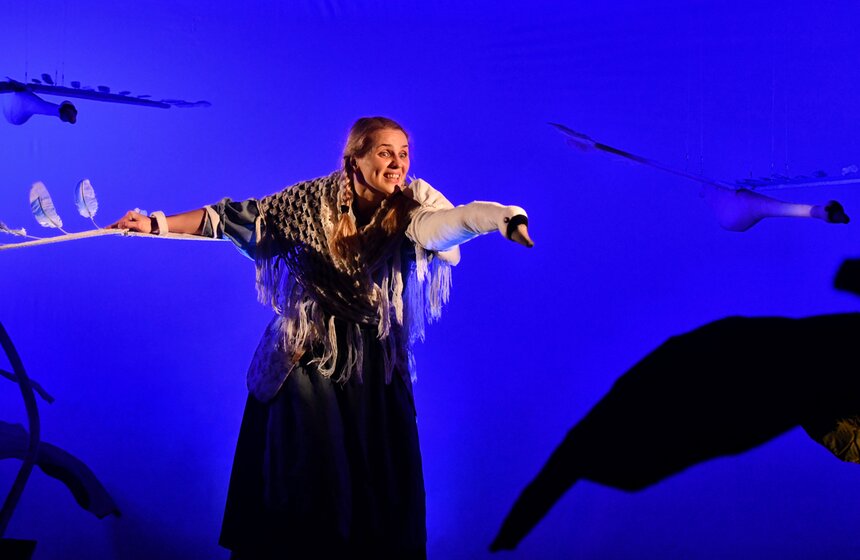 В Театре кукол Сергея Образцова показали спектакль "Гадкий утенок" 20 фото